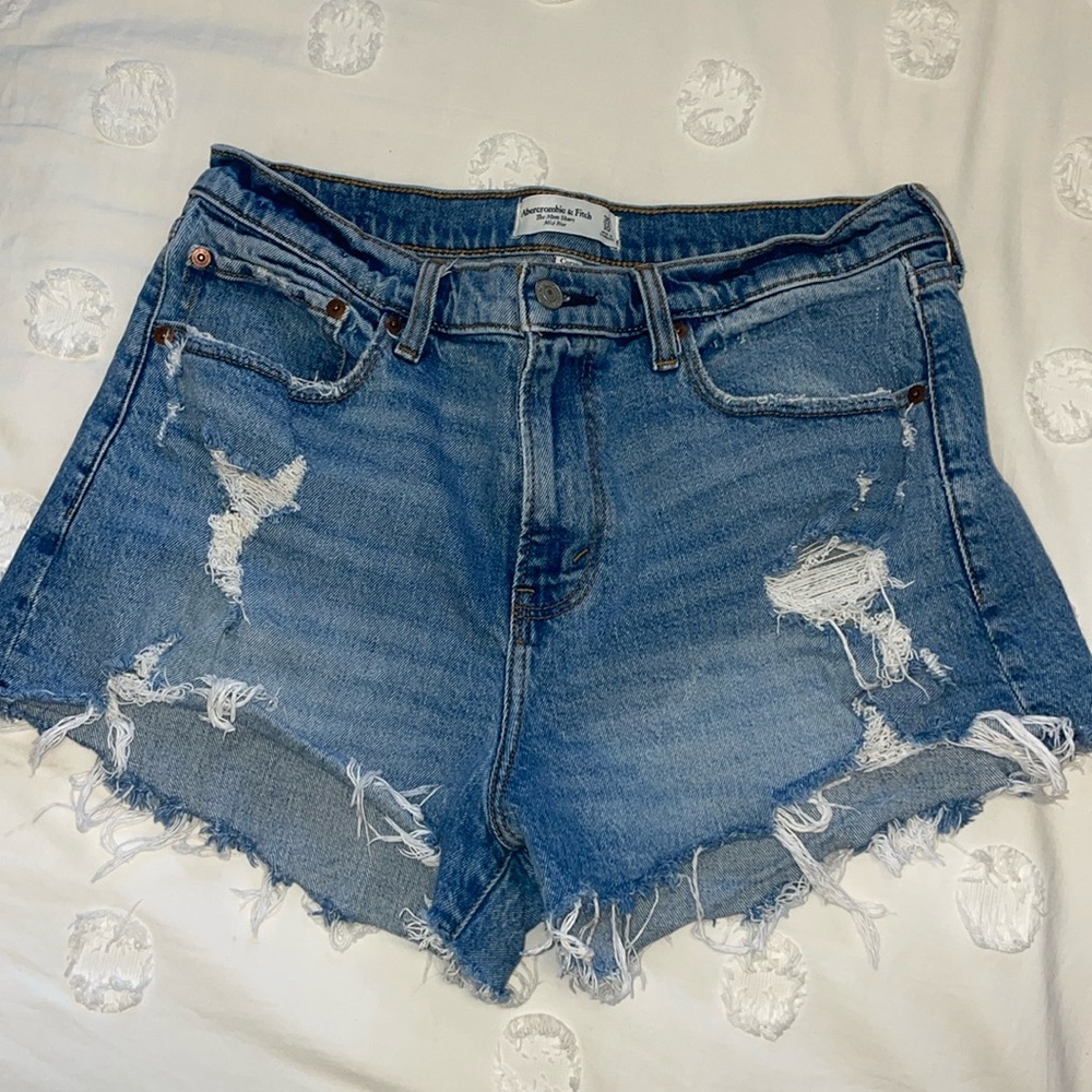 Abercrombie Curve Love Denim Shorts